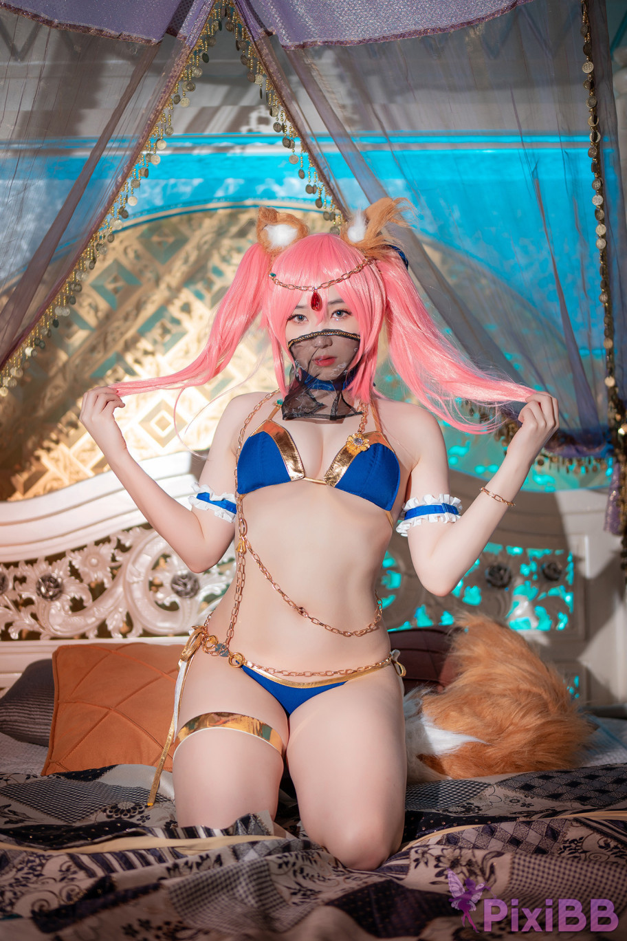 CreamSoda Bambi Cosplay Tamamo Kama FGO PixiBB.COM 001