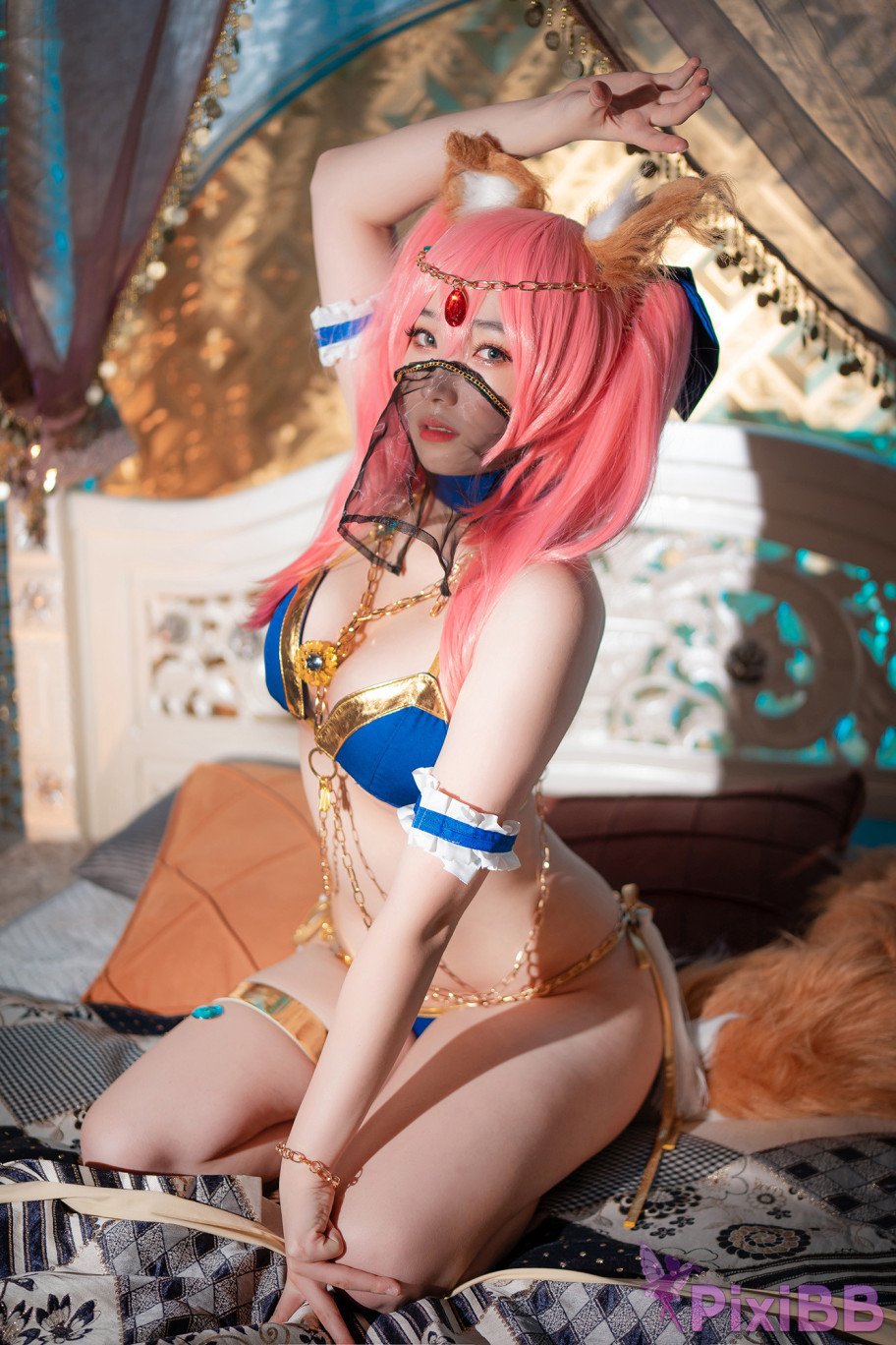 CreamSoda Bambi Cosplay Tamamo Kama FGO PixiBB.COM 018