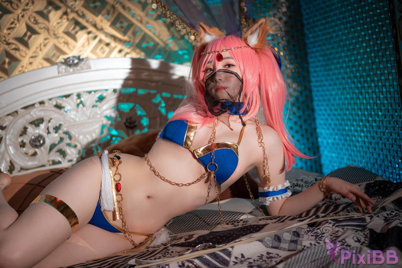 CreamSoda Bambi Cosplay Tamamo Kama FGO PixiBB.COM 022