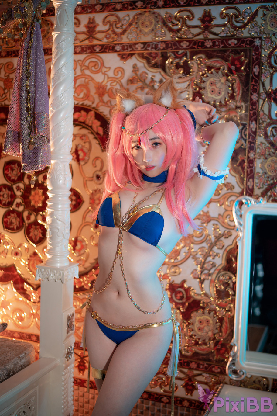 CreamSoda Bambi Cosplay Tamamo Kama FGO PixiBB.COM 024