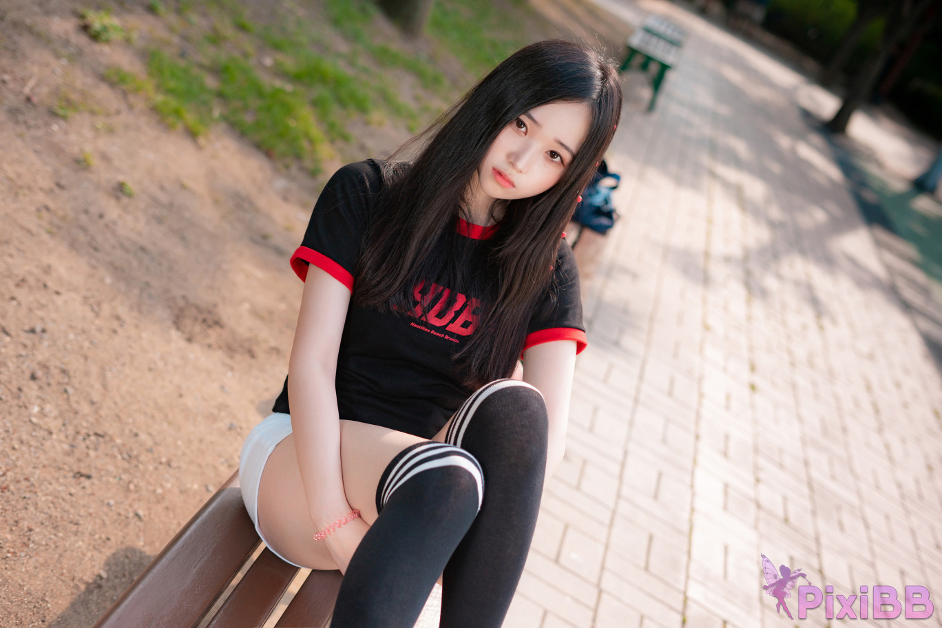 CreamSoda Bambi Over knee socks PixiBB.COM 091