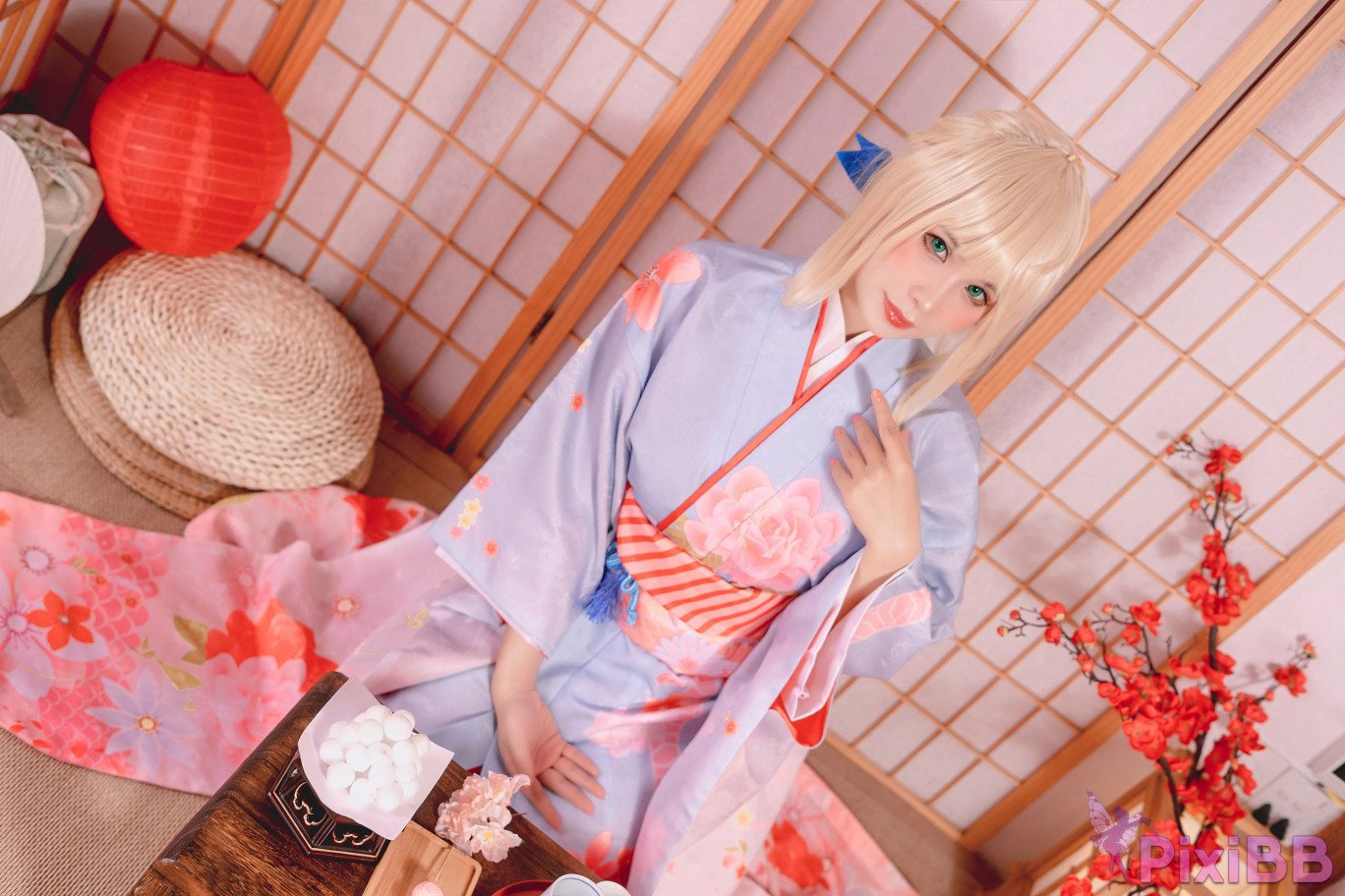 Coser Pyon Saber Kimono PixiBB.COM 030