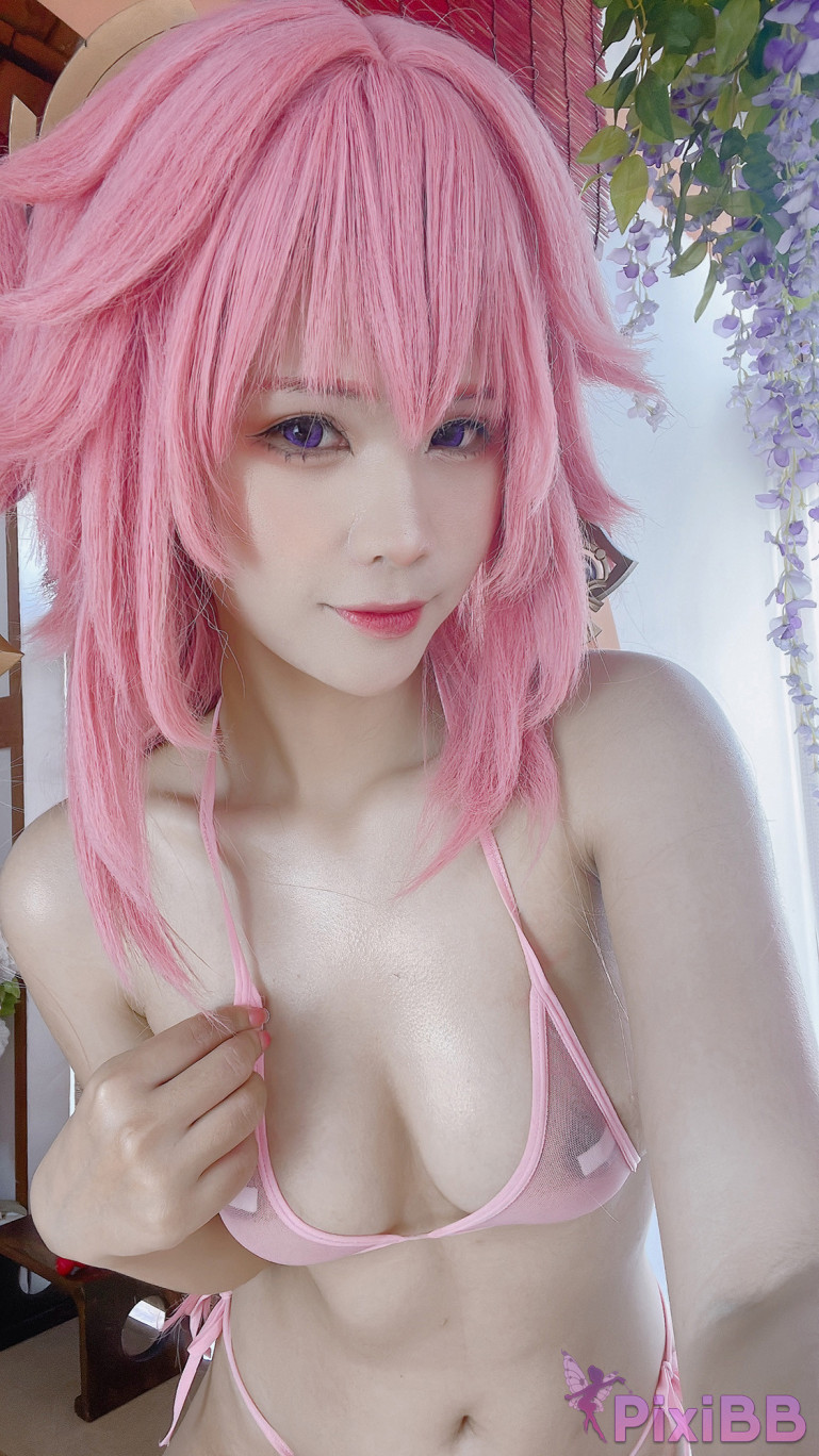 Coser Pyon Yae Miko Sexy PixiBB.COM 037