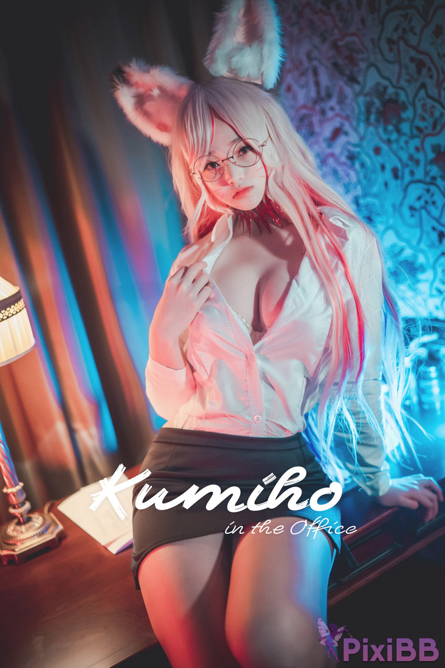 DJAWA Photo Bambi Kumiho in the Office Destiny Child Nine Tailed Fox Tamamo PixiBB.COM 001