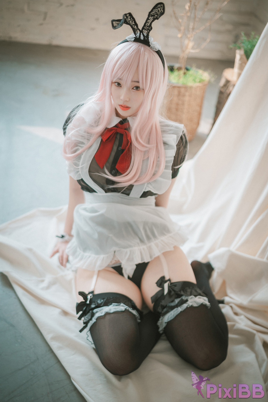DJAWA Photo Bambi Sheer Bunny Maid PixiBB.COM 016