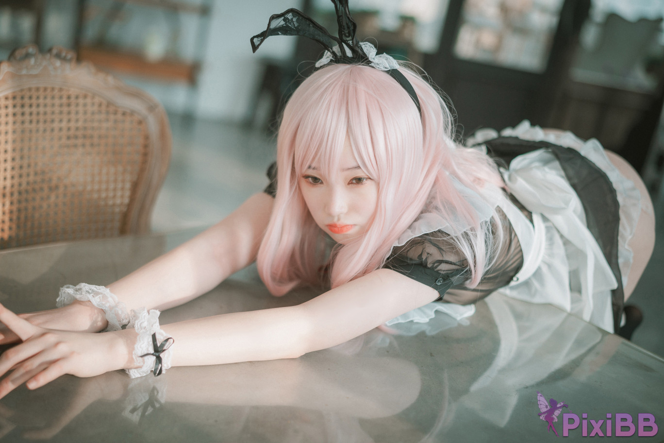 DJAWA Photo Bambi Sheer Bunny Maid PixiBB.COM 044