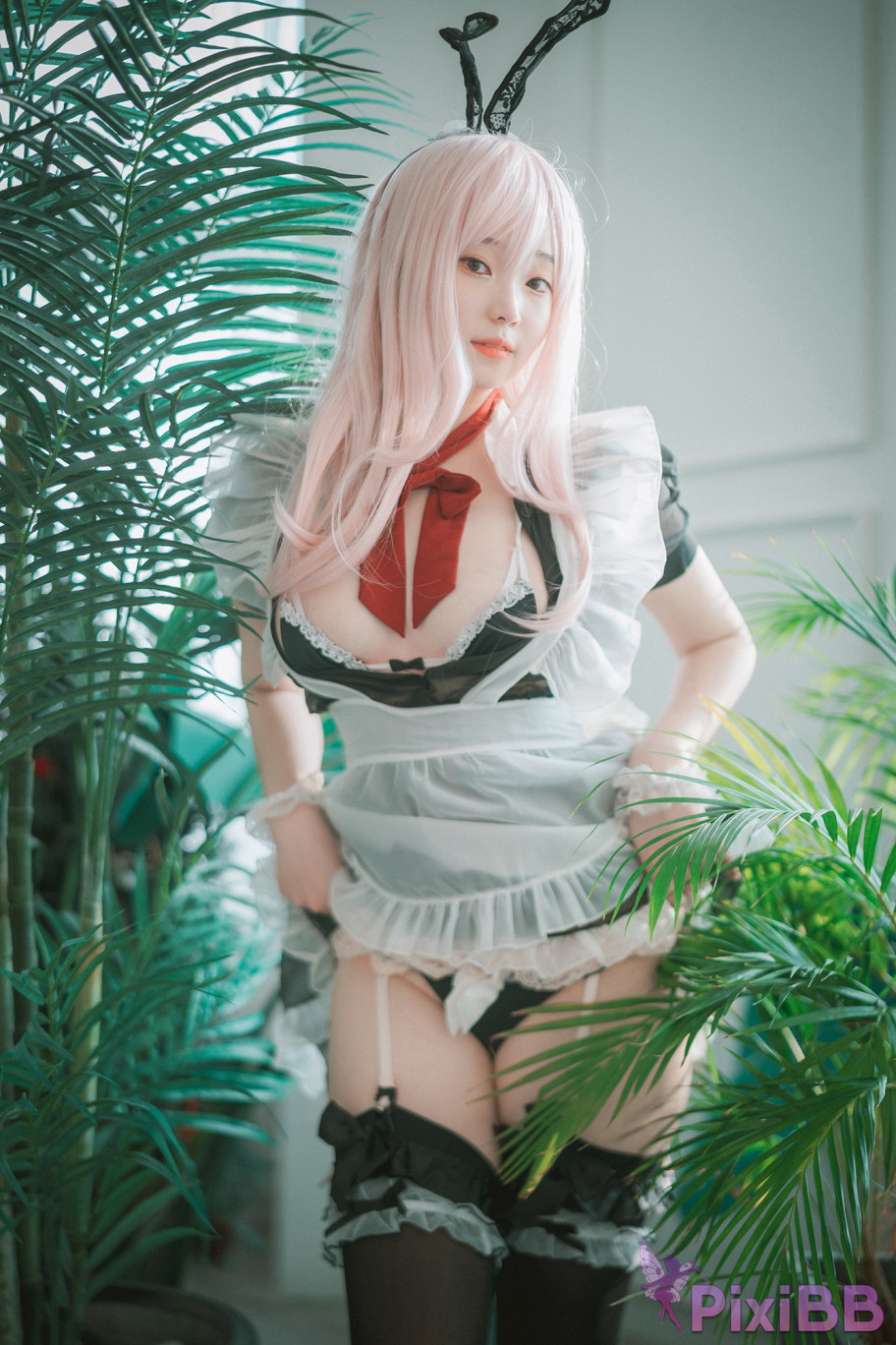 DJAWA Photo Bambi Sheer Bunny Maid PixiBB.COM 050