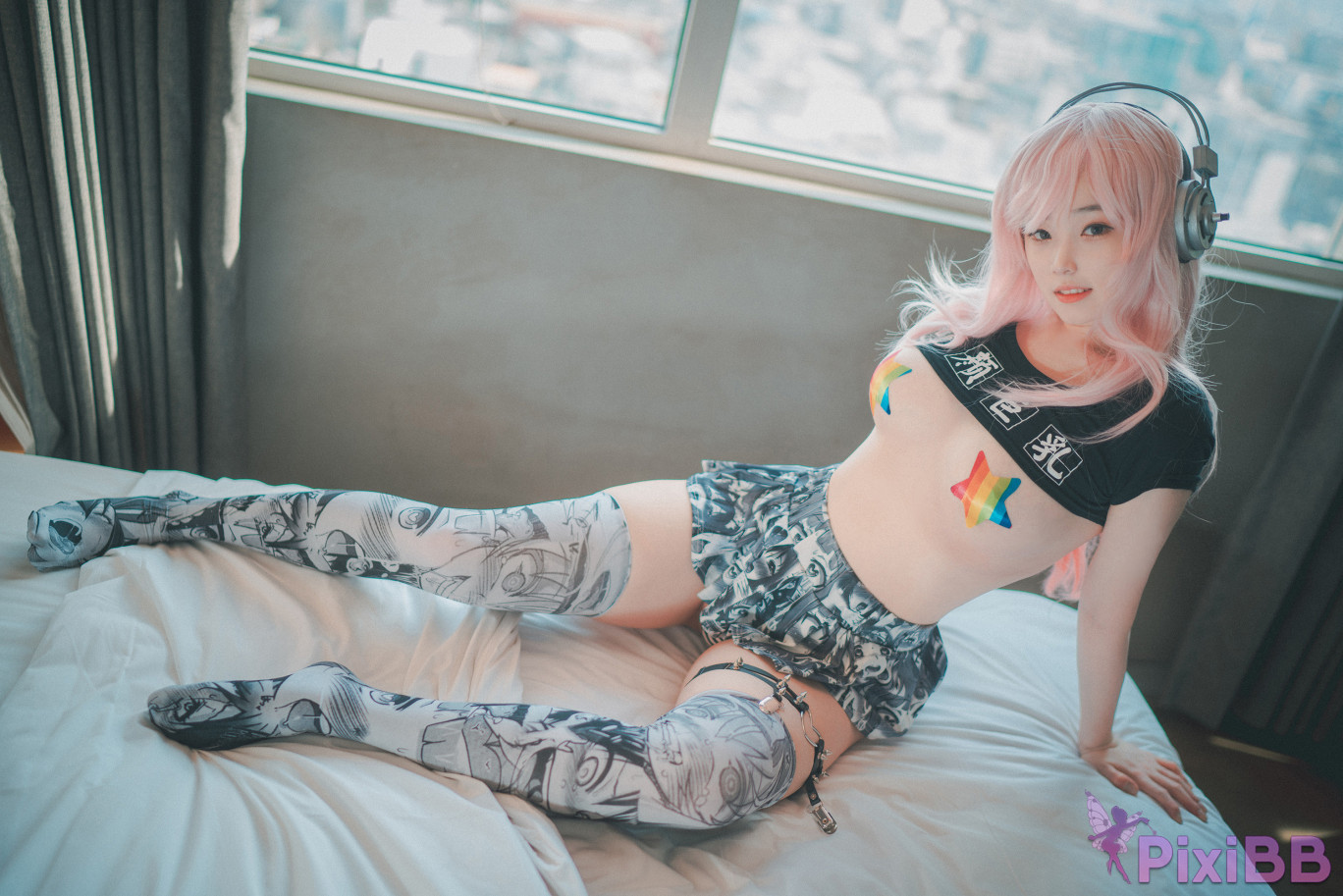 DJAWA Photo Bambi Sonico w Micro top Super Sonico PixiBB.COM 009