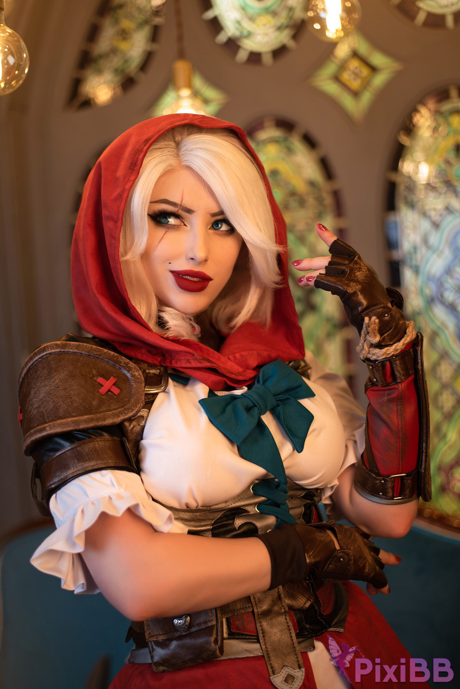 Lady Melamori Ashe Little Red Riding Hood Overwatch PixiBB.COM 012