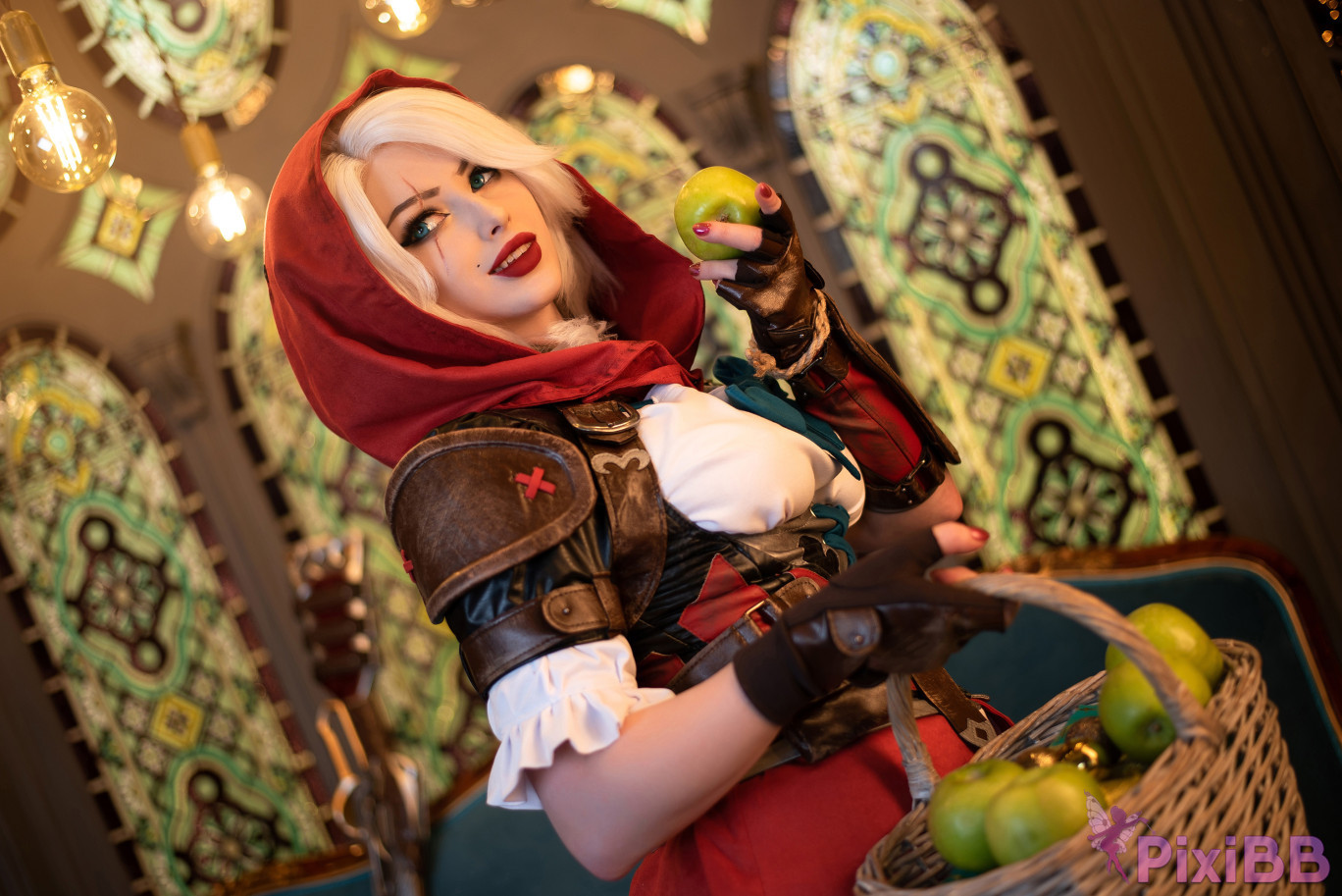 Lady Melamori Ashe Little Red Riding Hood Overwatch PixiBB.COM 013