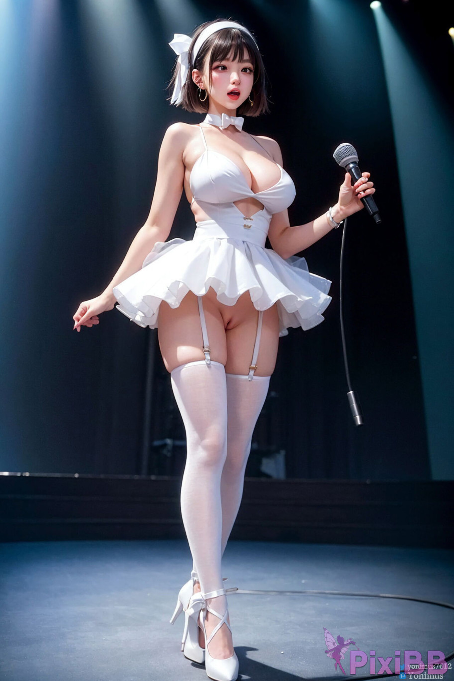 Yonimus Underground idol Textless AI Generated PixiBB.COM 053