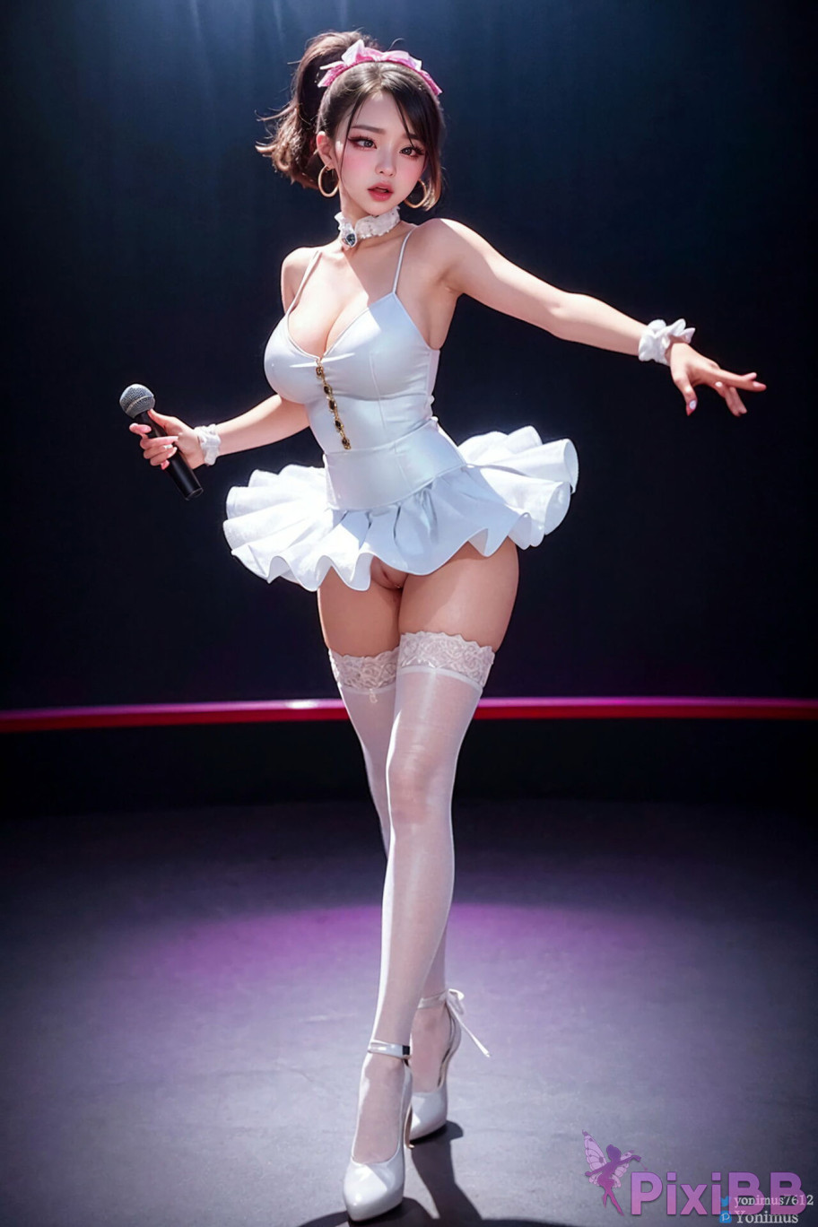 Yonimus Underground idol Textless AI Generated PixiBB.COM 058