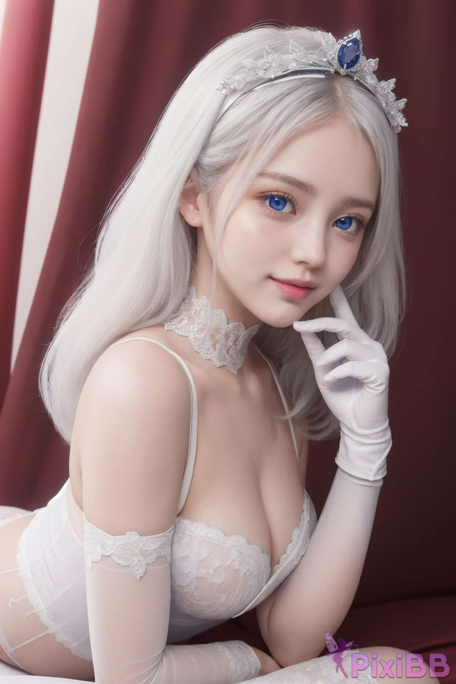 AI Beautiful White Princess Patreon AI Generated PixiBB.COM 051