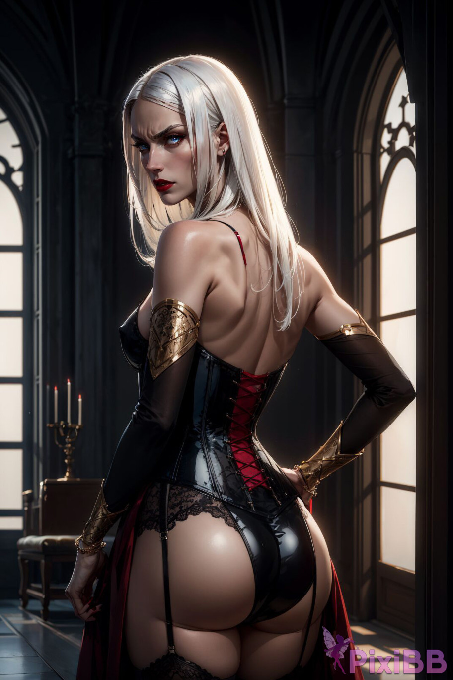 PATREON Nes Carmilla Castlevania AI Generated PixiBB.COM 031