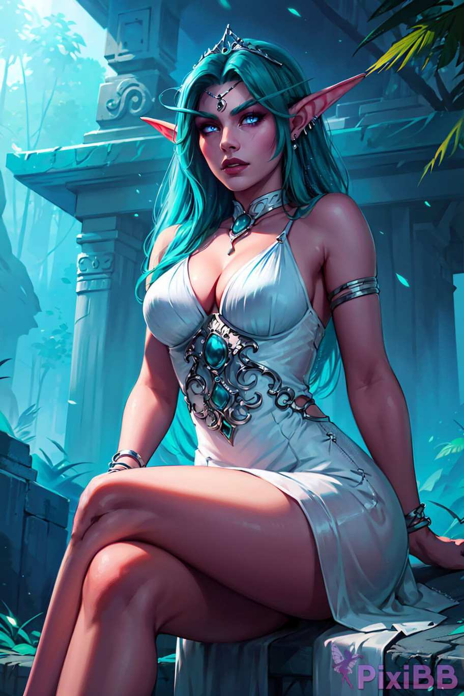 PATREON Nes Tyrande Whisperwind Warcraft AI Generated PixiBB.COM 014