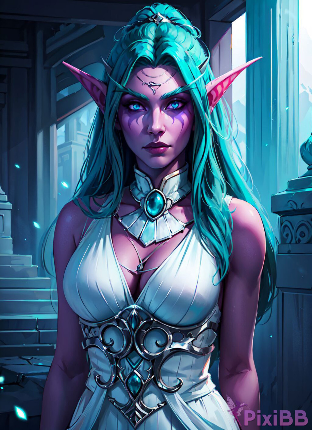 PATREON Nes Tyrande Whisperwind Warcraft AI Generated PixiBB.COM 019