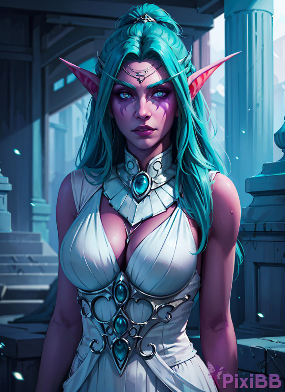 PATREON Nes Tyrande Whisperwind Warcraft AI Generated PixiBB.COM 020