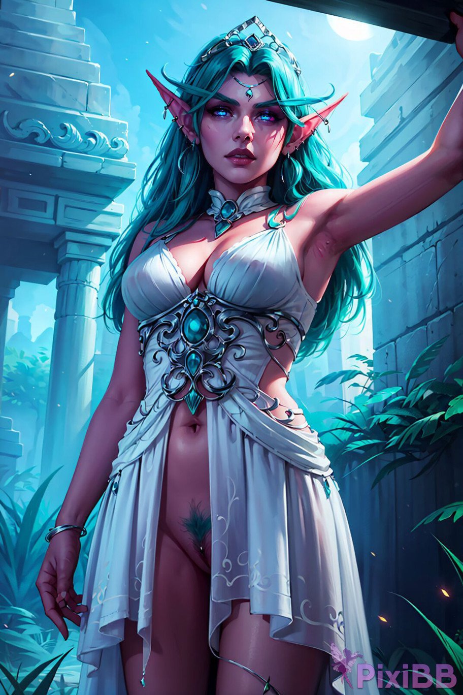 PATREON Nes Tyrande Whisperwind Warcraft AI Generated PixiBB.COM 029