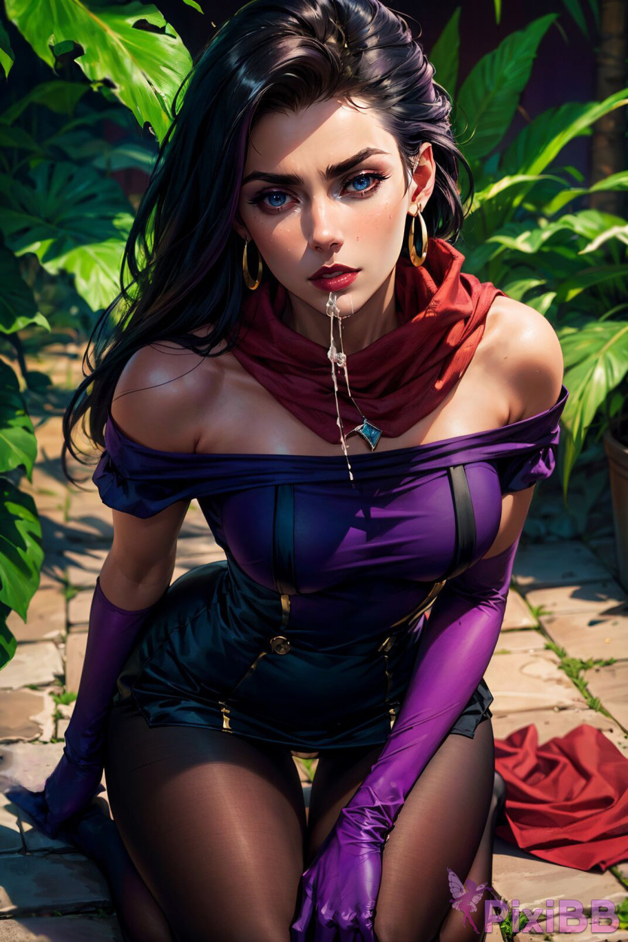 PATREON Nes Lisa Lisa JoJos Bizarre Adventure AI Generated PixiBB.COM 042