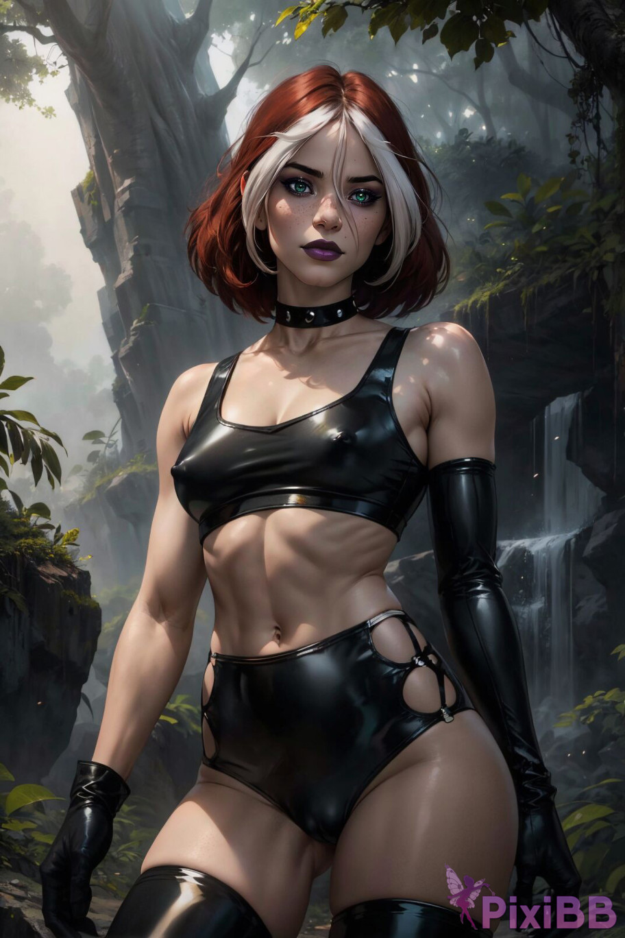 PATREON Nes Rogue Latex X MEN AI Generated PixiBB.COM 062