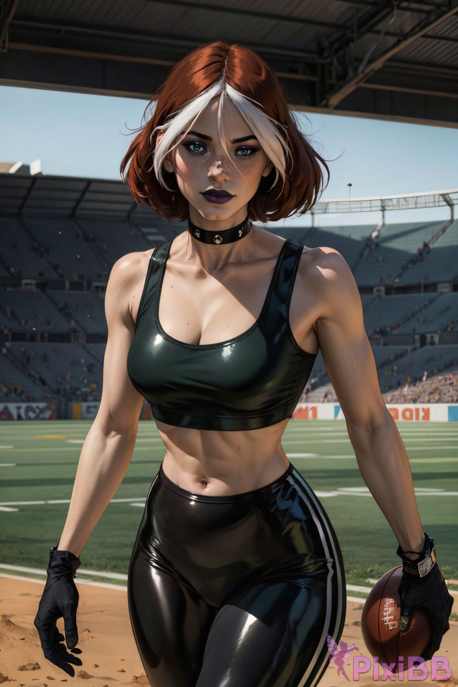 PATREON Nes Rogue Latex X MEN AI Generated PixiBB.COM 085