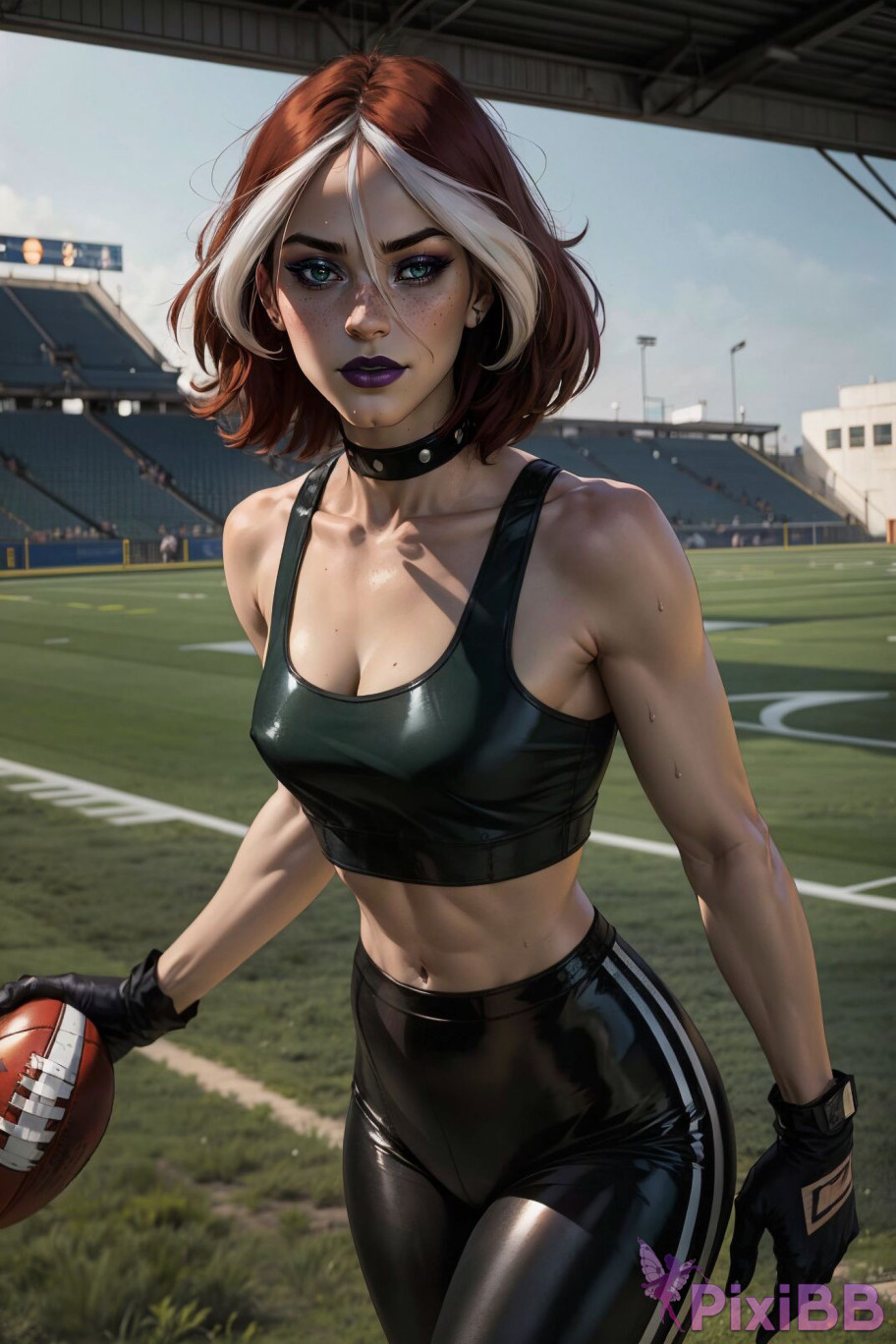 PATREON Nes Rogue Latex X MEN AI Generated PixiBB.COM 086