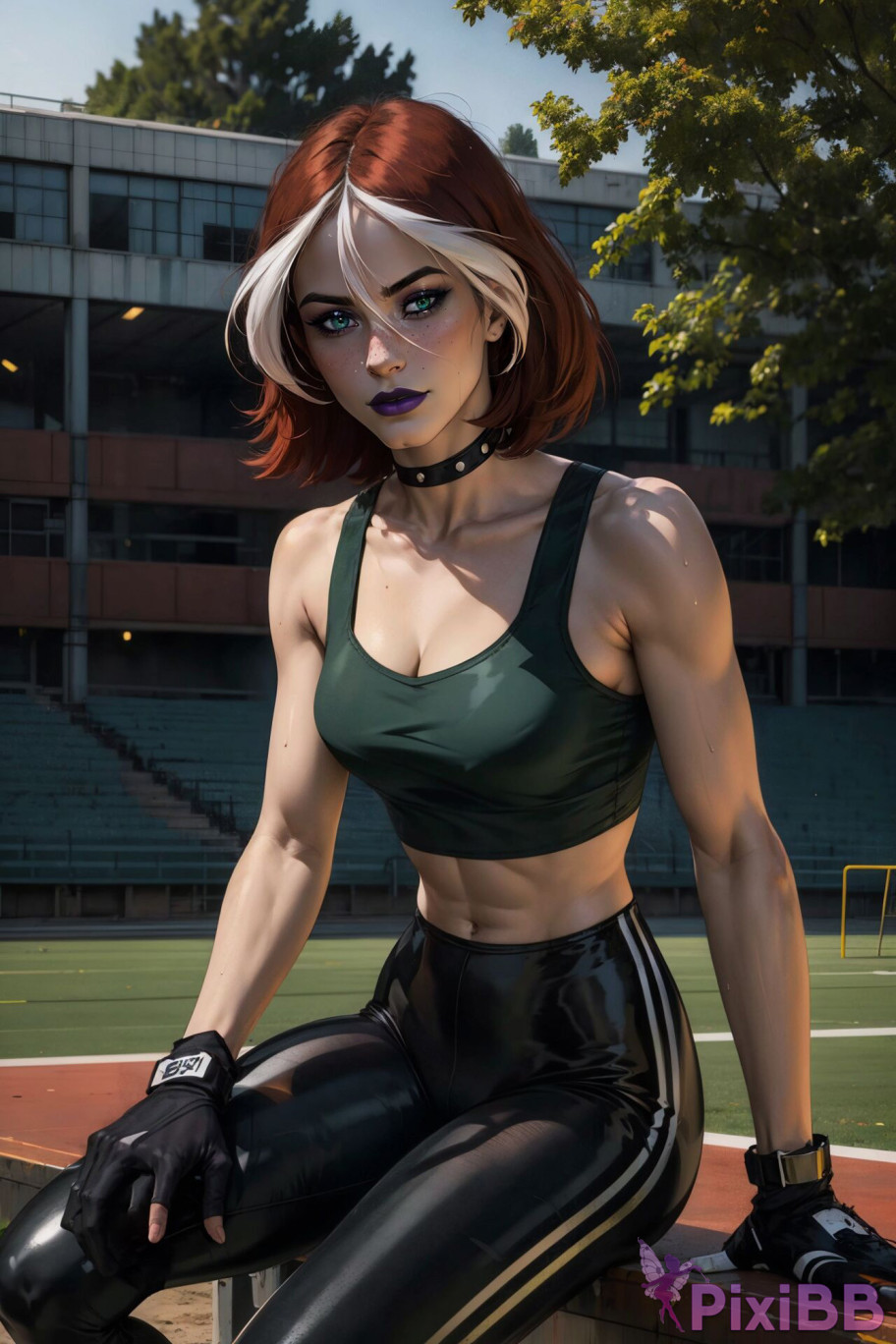 PATREON Nes Rogue Latex X MEN AI Generated PixiBB.COM 091