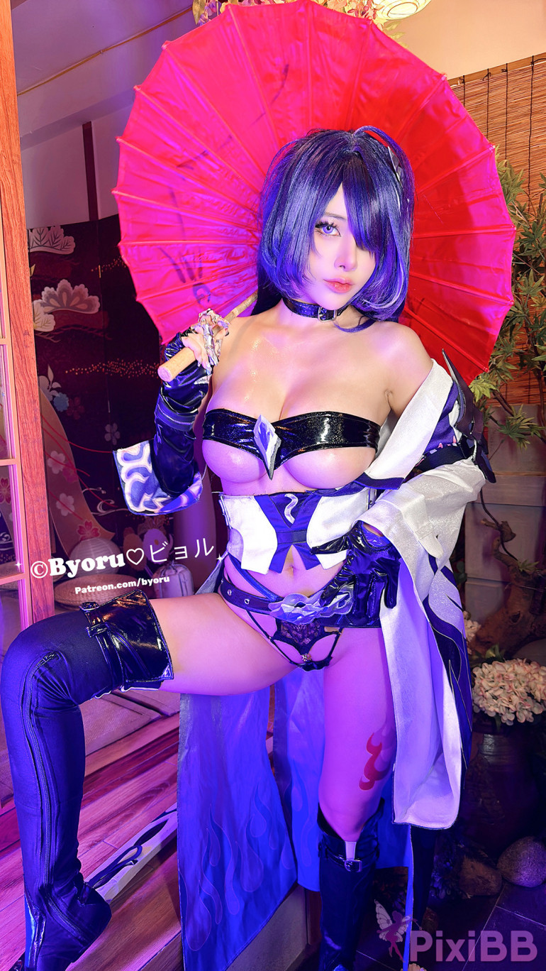Byoru Raiden Mei Honkai PixiBB.COM 070