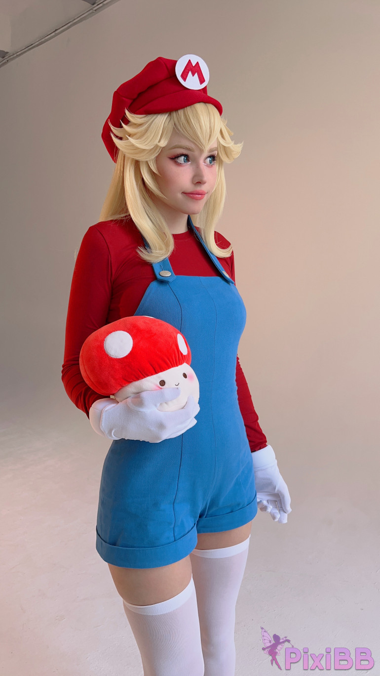 Shirogane sama Peach Mario Suit Super Mario Bros PixiBB.COM 020