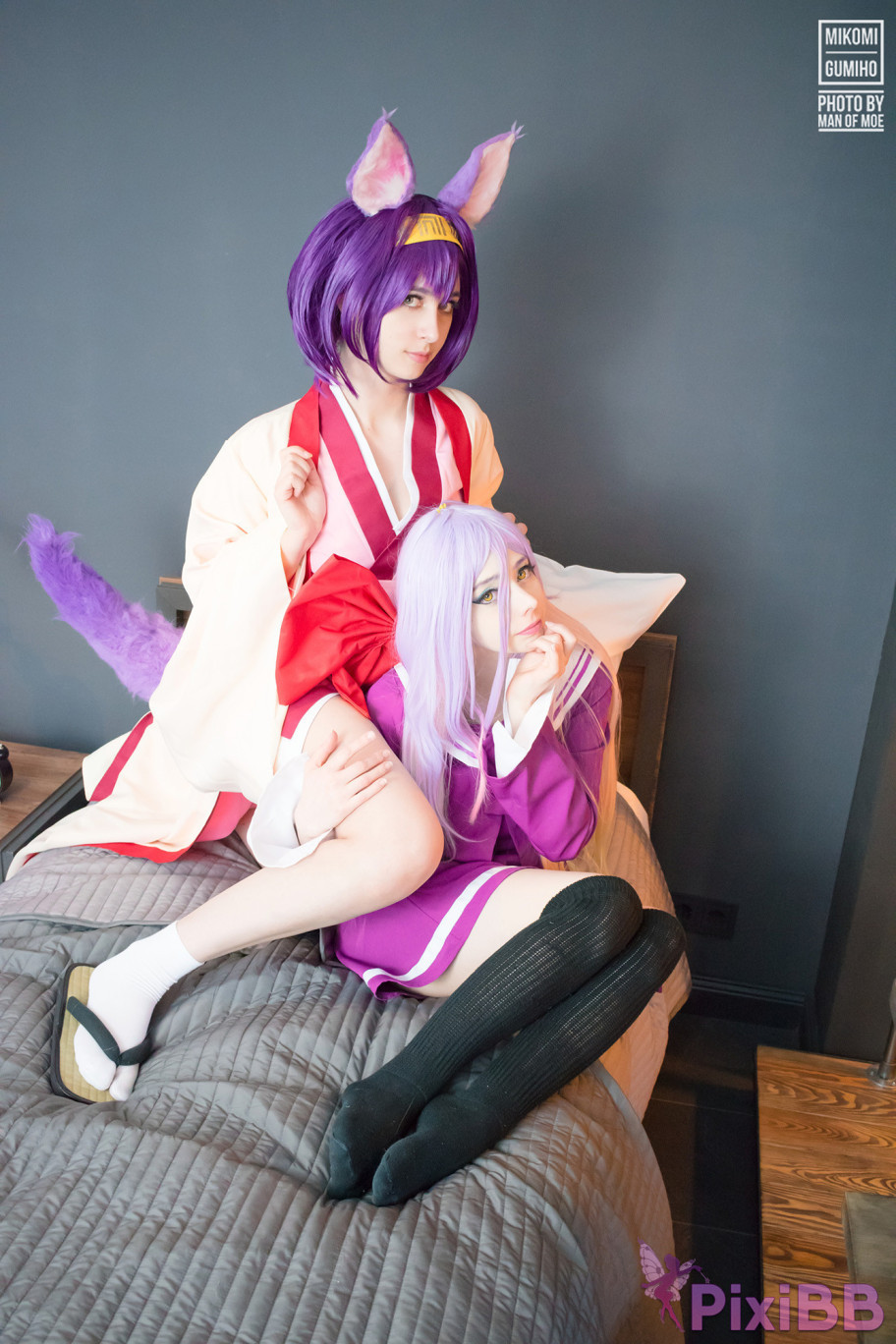 Gumiho Hannya  Mikomi Hokina Izuna Hatsuse  Shiro No Game No Life PixiBB.COM 004