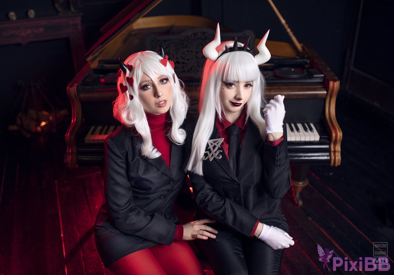 Gumiho Hannya  Mikomi Hokina Modeus  Lucifer Helltaker PixiBB.COM 004