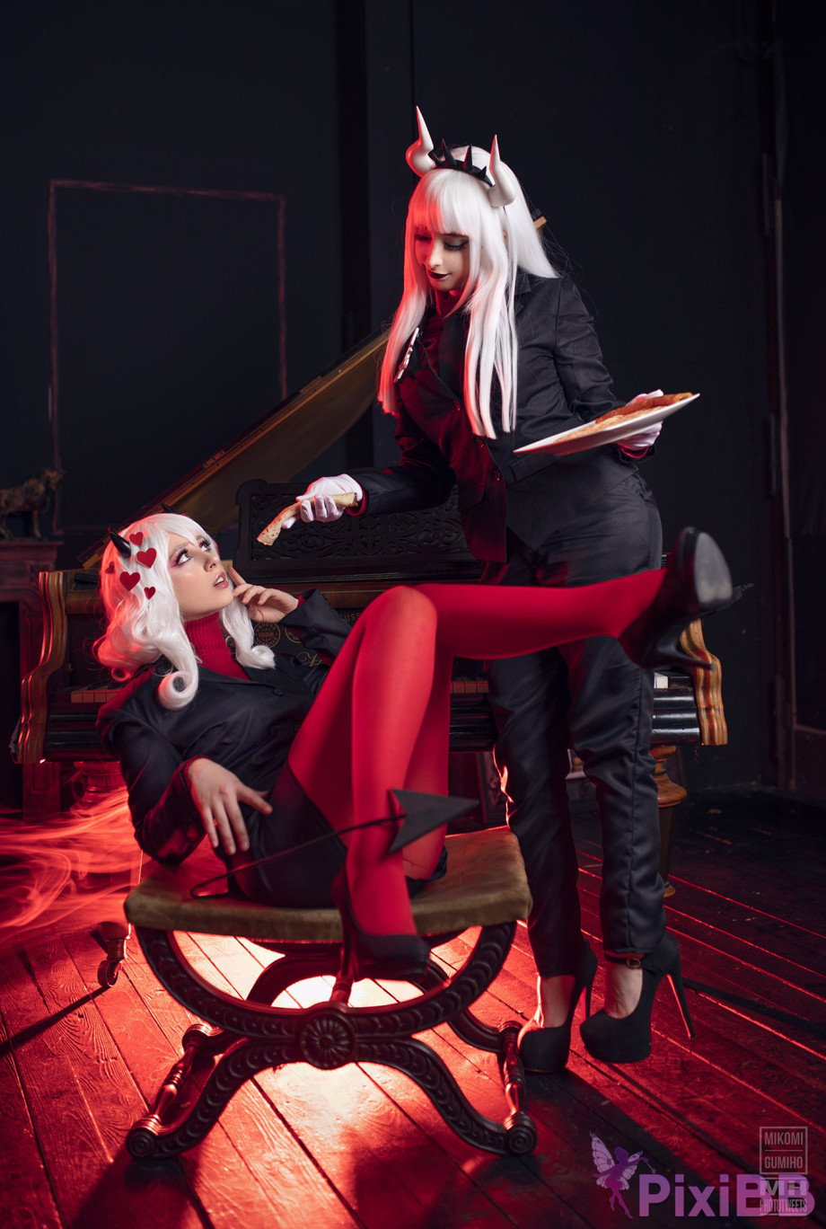 Gumiho Hannya  Mikomi Hokina Modeus  Lucifer Helltaker PixiBB.COM 007