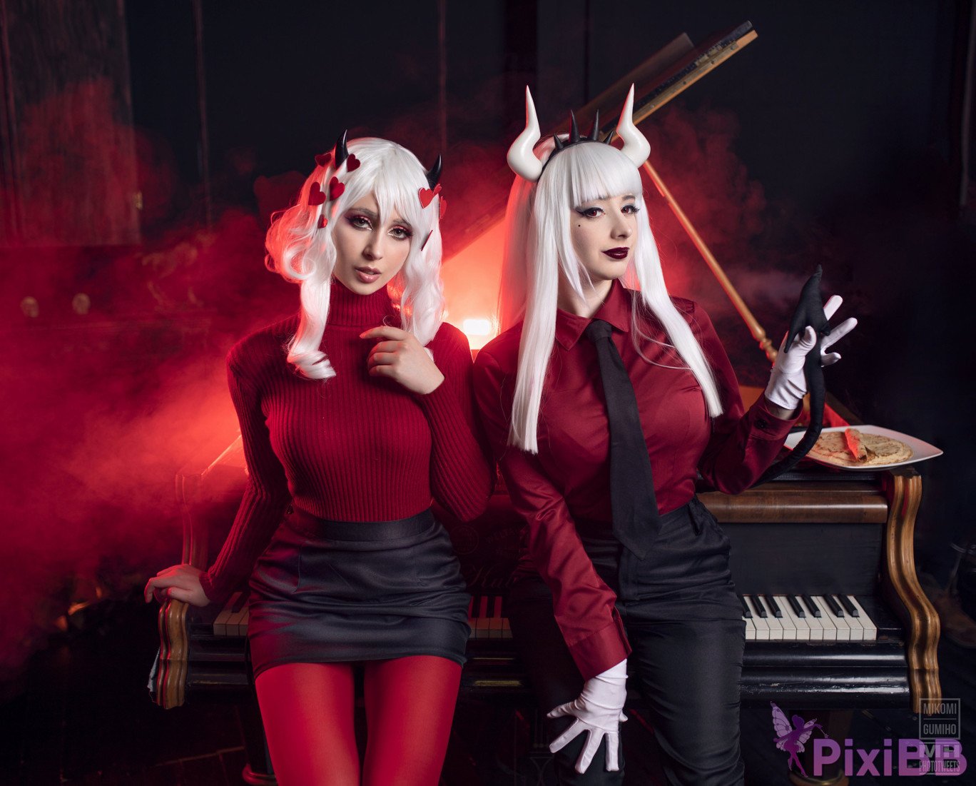 Gumiho Hannya  Mikomi Hokina Modeus  Lucifer Helltaker PixiBB.COM 009