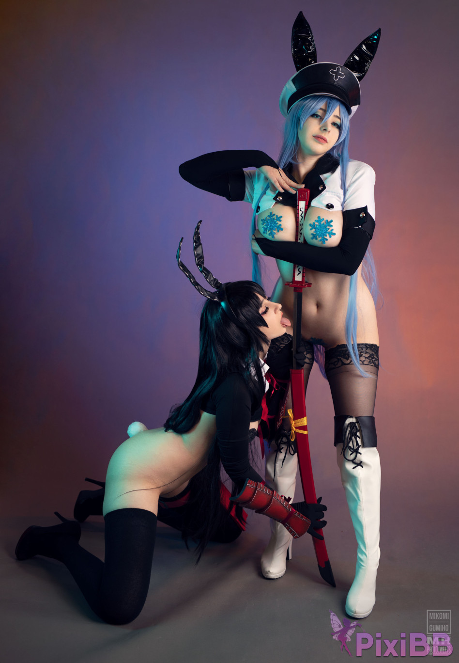 Gumiho Hannya  Mikomi Hokina Akame  Esdeath Reverse Bunny Akame ga Kill PixiBB.COM 013