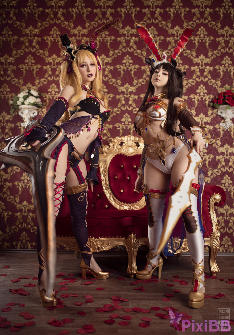 Gumiho Hannya  Mikomi Hokina Ishtar  Ereshkigal Bunny Maid FateGrand Order PixiBB.COM 002