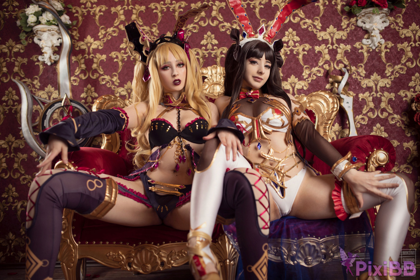 Gumiho Hannya  Mikomi Hokina Ishtar  Ereshkigal Bunny Maid FateGrand Order PixiBB.COM 010