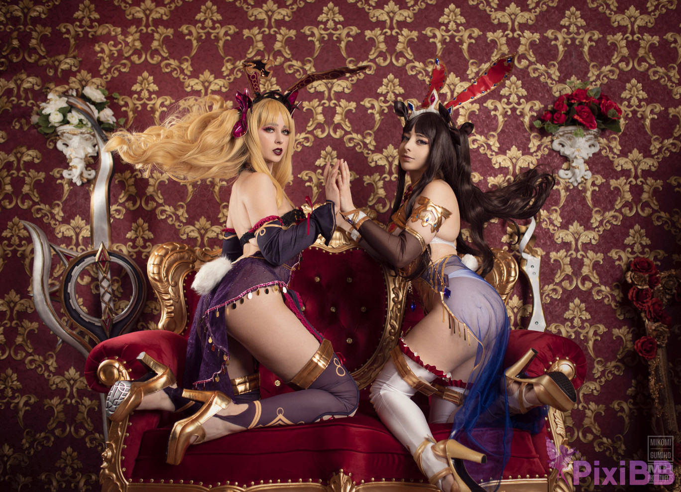 Gumiho Hannya  Mikomi Hokina Ishtar  Ereshkigal Bunny Maid FateGrand Order PixiBB.COM 014